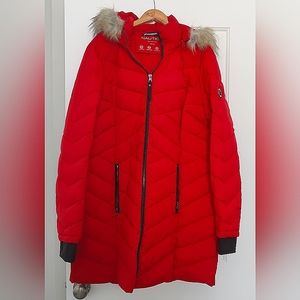 Red Puffer Coat
